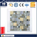 Crystal Glass and Marble Stone Mosaic Tiles GS83007